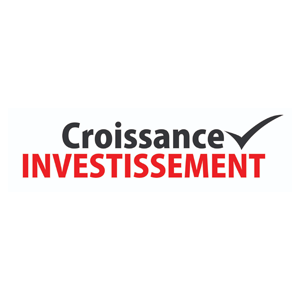 Logo croissance investissement